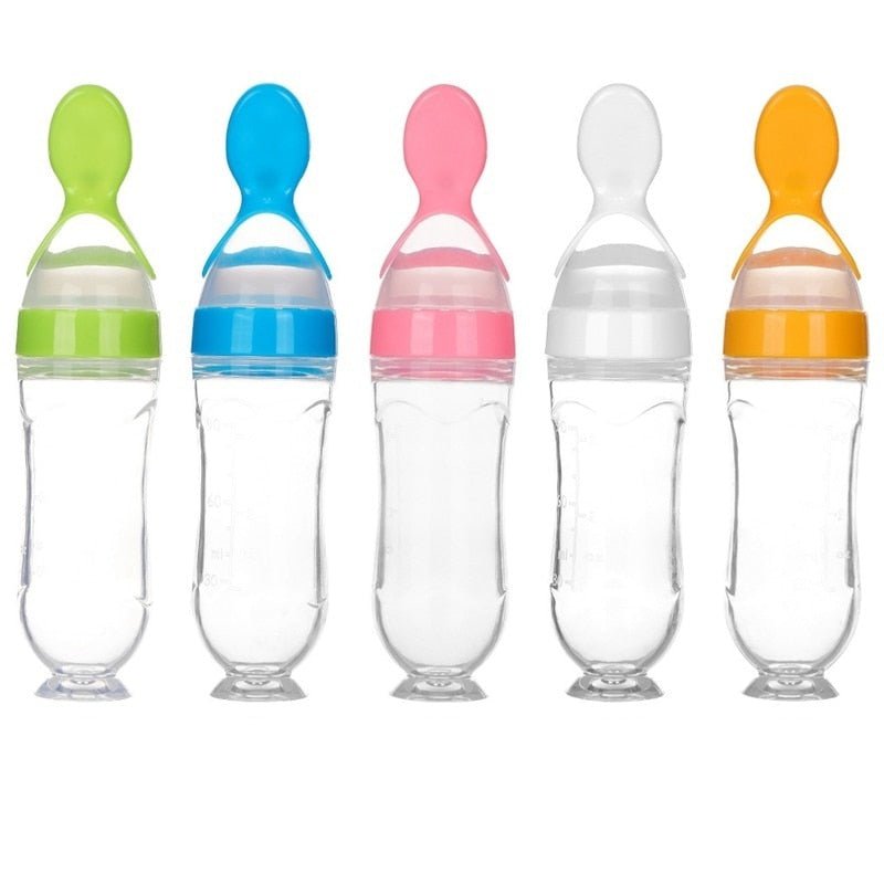 Biberon avec cuillère pour nouveau - né | EasyBottle™ - petitmondemagik