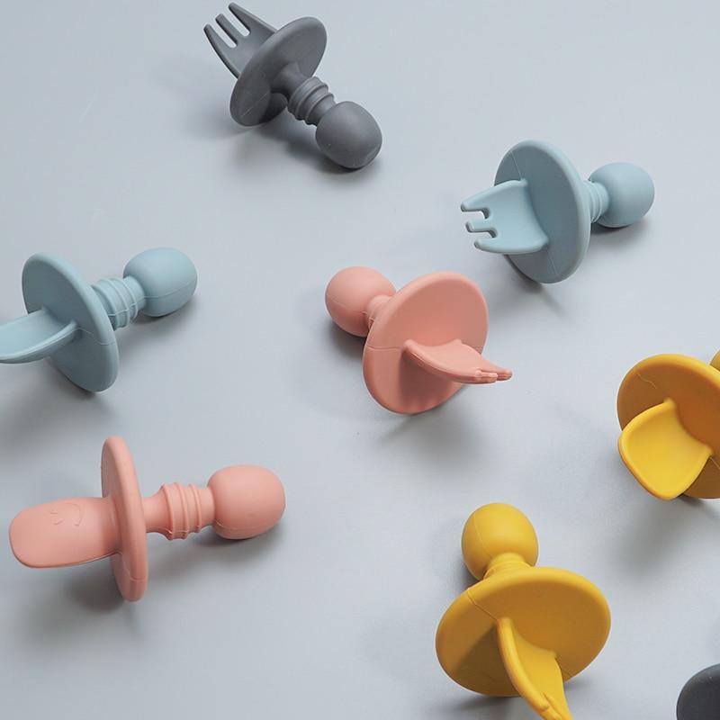 CuttieSpoon™ | Cuillère et fourchette pour bébé | Maman - petitmondemagik