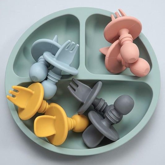 CuttieSpoon™ | Cuillère et fourchette pour bébé | Maman - petitmondemagik