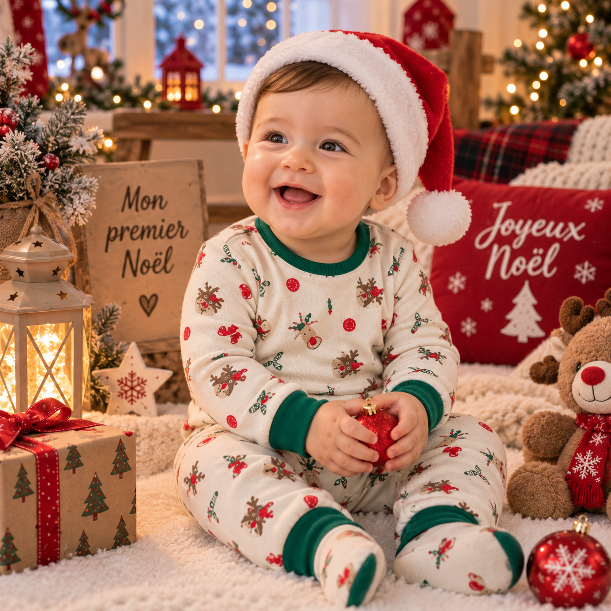 PYJAMA NOEL POUR BEBE | Ultra-Doux