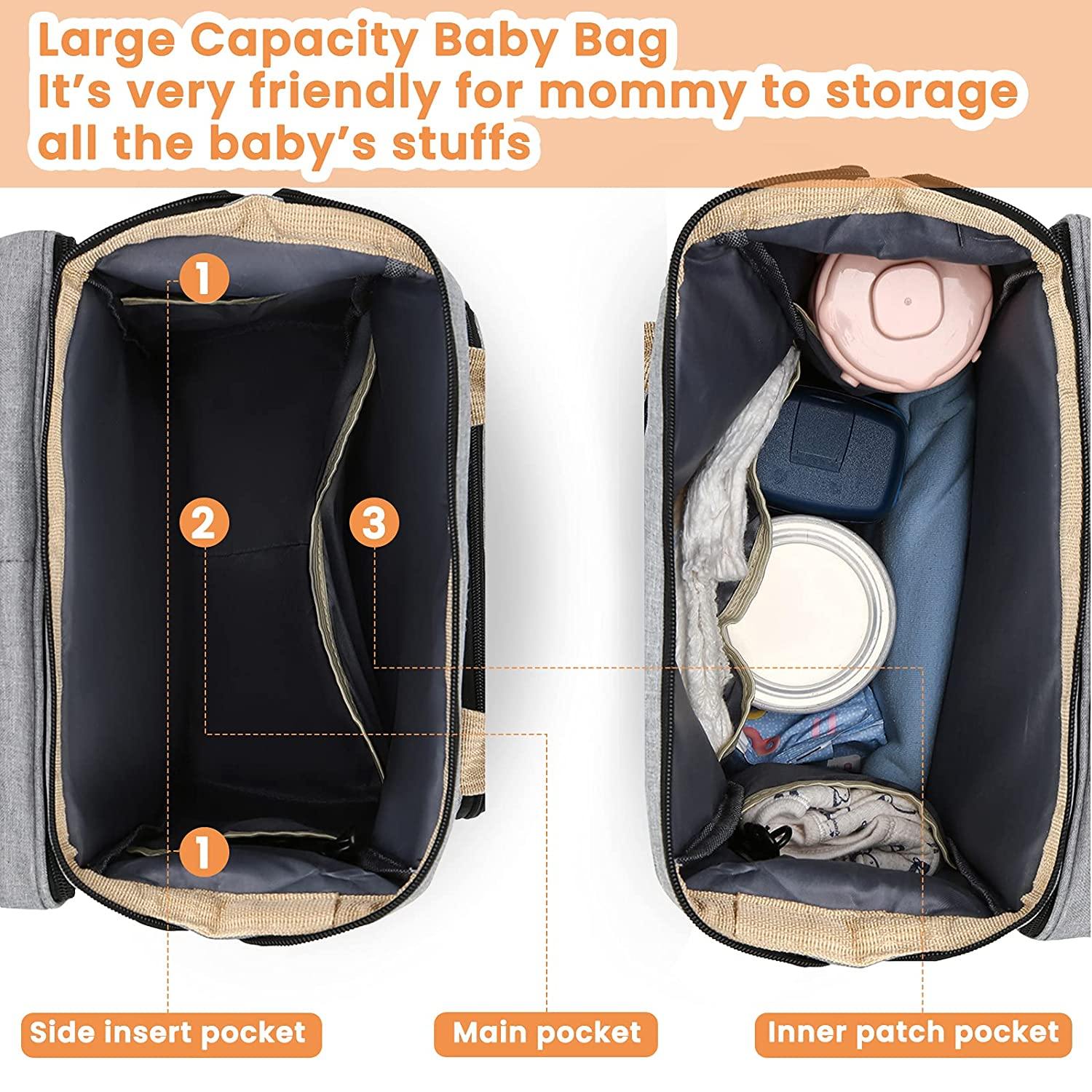 Sac à langer portatif | Berceau de voyage BabyNappy™ - petitmondemagik