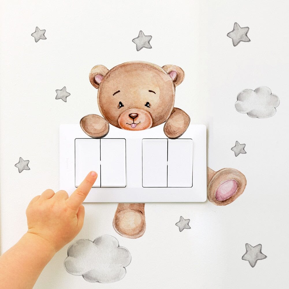 Stickybear™ - Sticker ourson décoratif | Chambre d'enfants - petitmondemagik