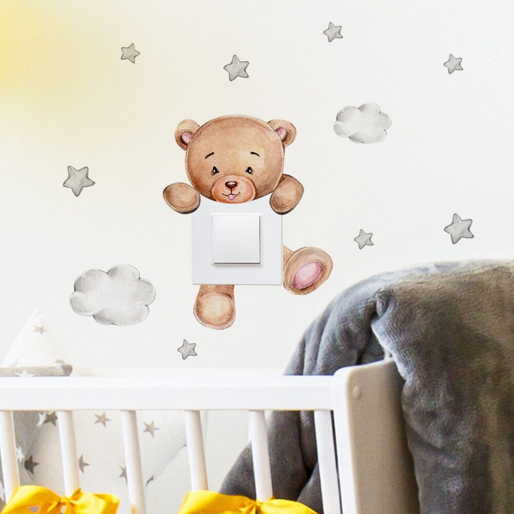 Stickybear™ - Sticker ourson décoratif | Chambre d'enfants - petitmondemagik