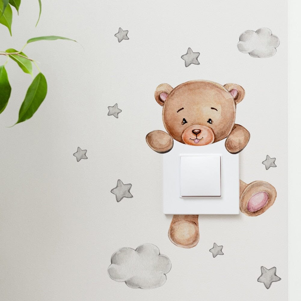 Stickybear™ - Sticker ourson décoratif | Chambre d'enfants - petitmondemagik