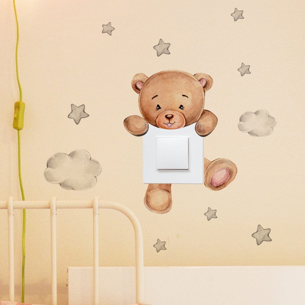 Stickybear™ - Sticker ourson décoratif | Chambre d'enfants - petitmondemagik