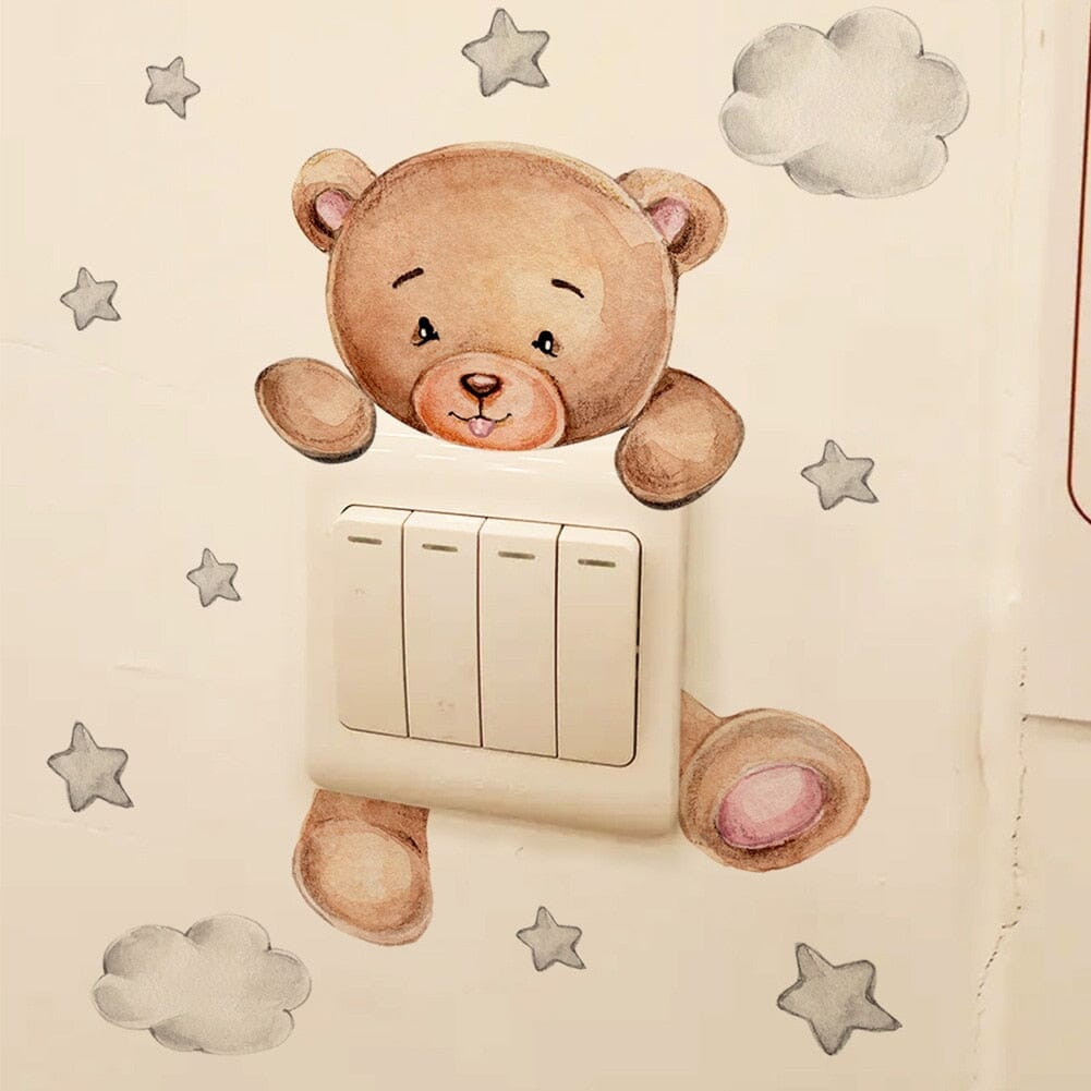 Stickybear™ - Sticker ourson décoratif | Chambre d'enfants - petitmondemagik