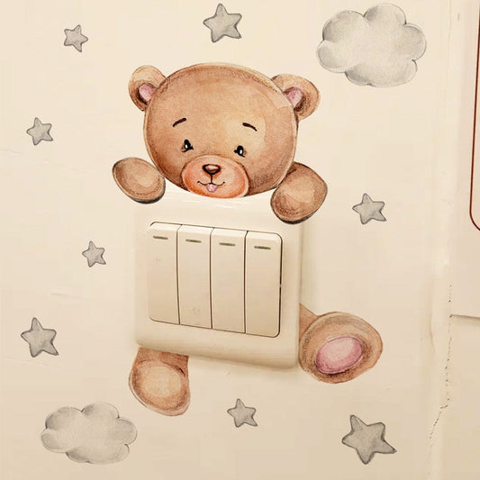 Stickybear™ - Sticker ourson décoratif | Chambre d'enfants - petitmondemagik