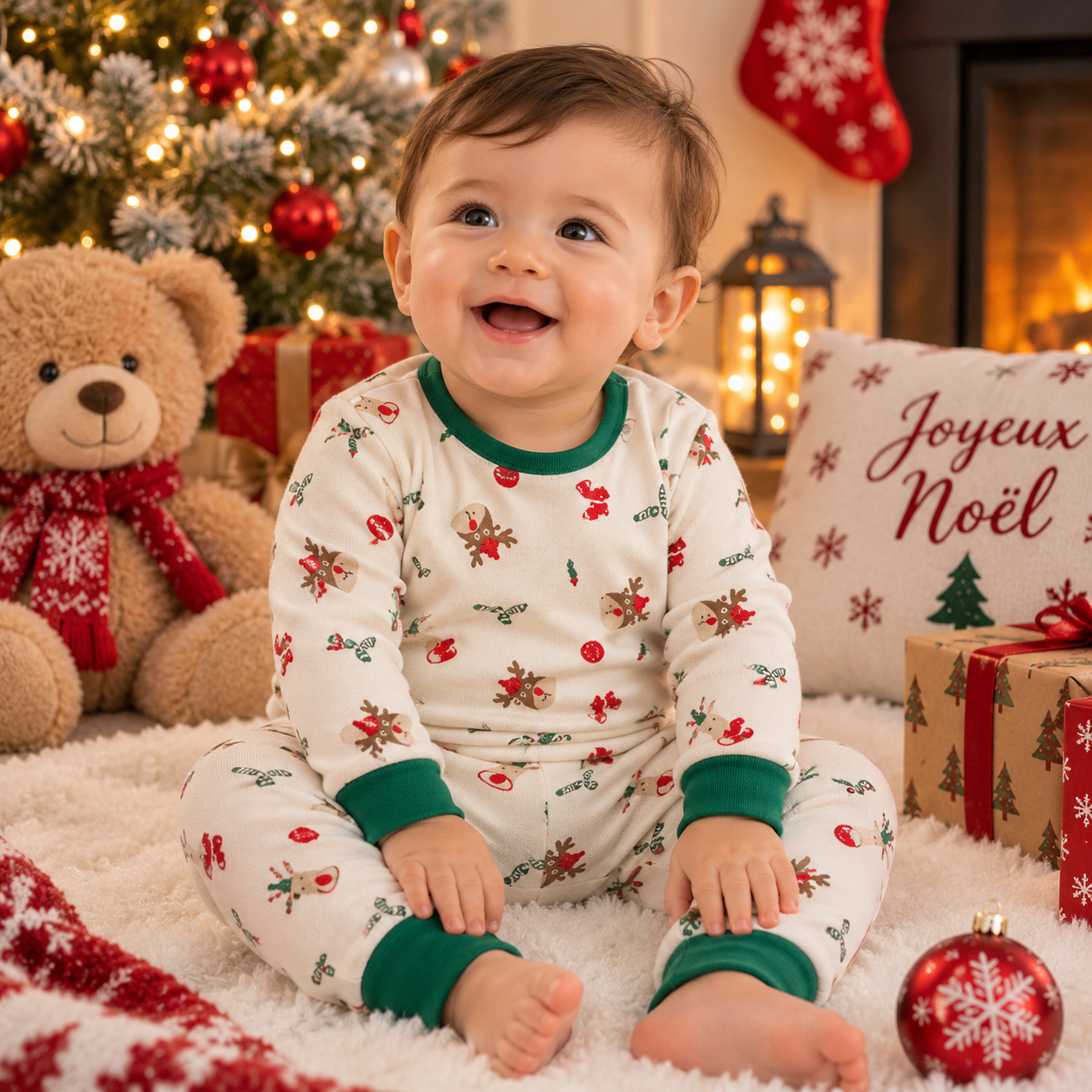 PYJAMA NOEL POUR BEBE | Ultra-Doux