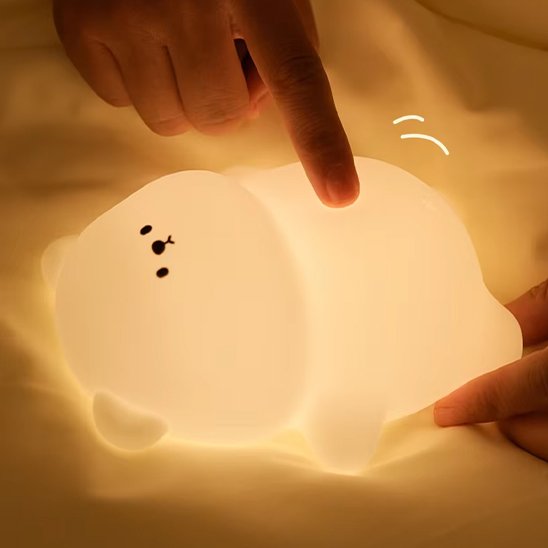 Bébé veilleuse ourson joufflu ourson magik
