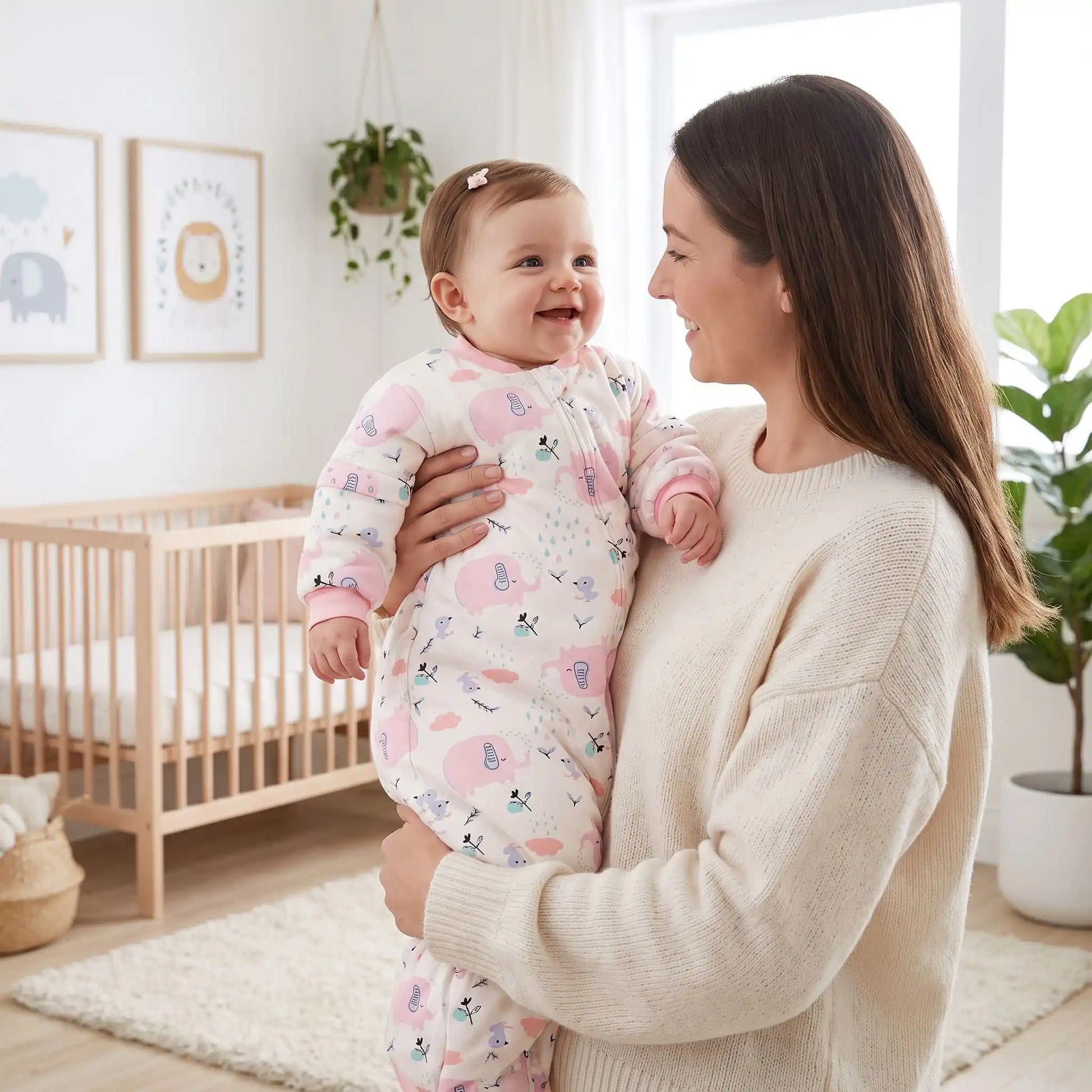 gigoteuse bébé fille  coton  douce  confortable  idéale câlins