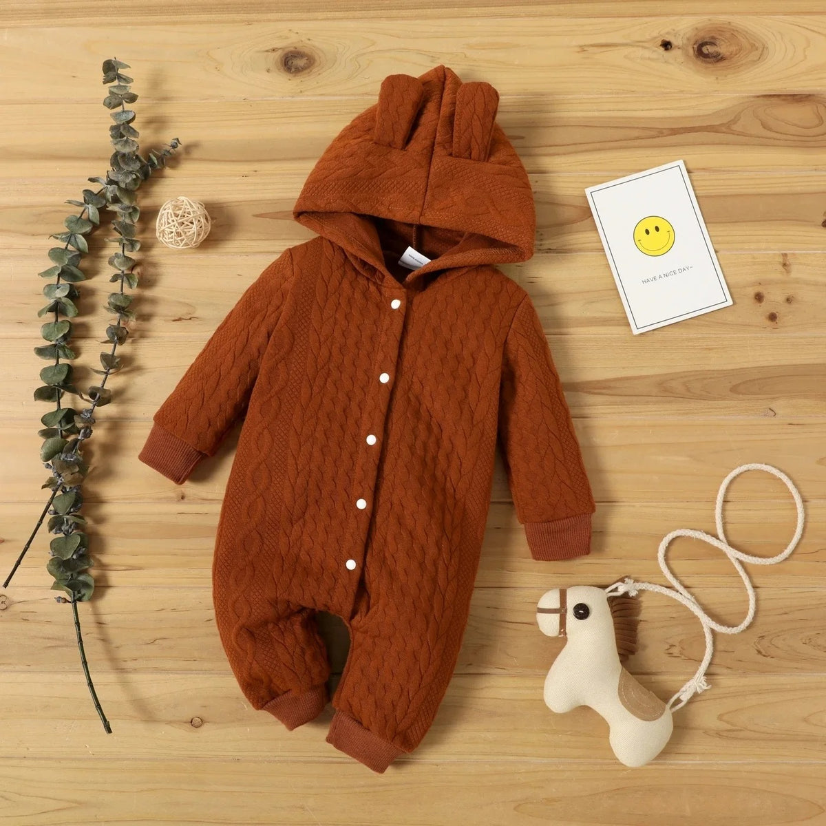 Pyjama bébé génération image marron