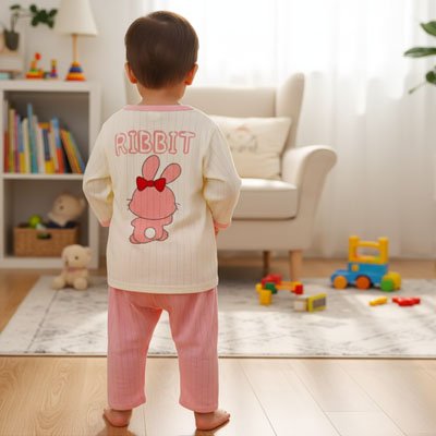 Pyjama bebe lapin ribbit chambre lumineuse
