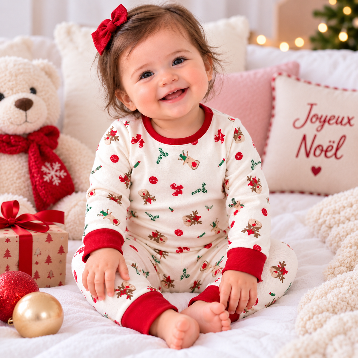 PYJAMA NOEL POUR BEBE | Ultra-Doux