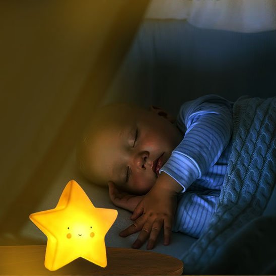 Veilleuse bébé étoile lumineuse
