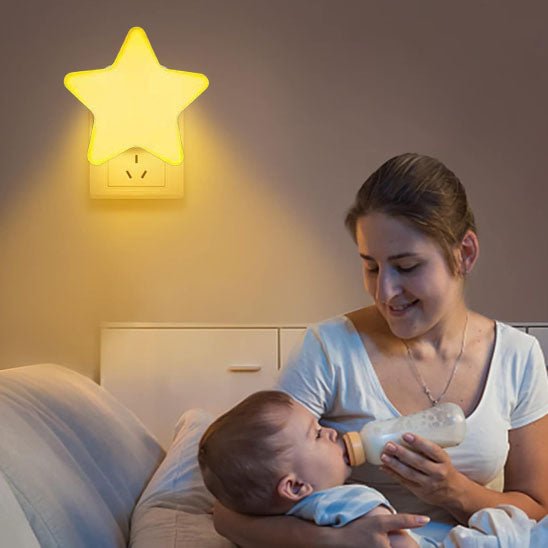 VEILLEUSE BEBE - ÉTOILE MURALE | LED Douce - petitmondemagik
