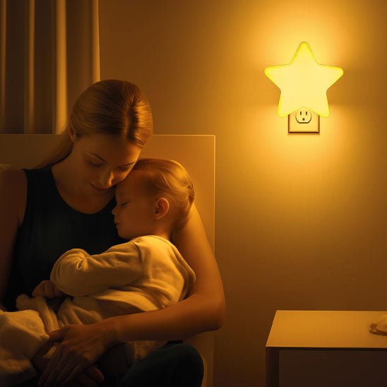 VEILLEUSE BEBE - ÉTOILE MURALE | LED Douce - petitmondemagik