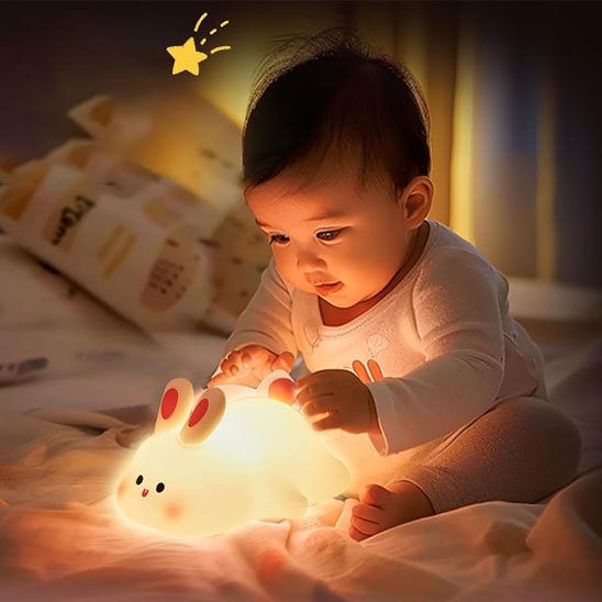 Veilleuse bébé - Lapi lune