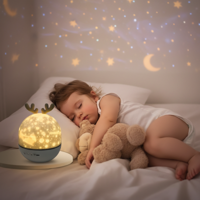 Veilleuse bébé musique apaisante cerf