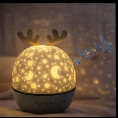 Veilleuse bébé projecteur plafond cerf